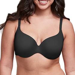 Maidenform Damen Maidenform Comfort Devotion Full Coverage Underwire Bra BH mit voller Abdeckung, Schwarz, 85E EU von Maidenform