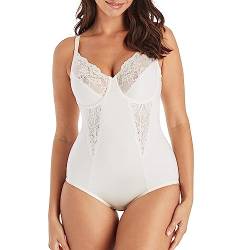 Maidenform Damen Pretty Collection-BodyBriefer with Lace Body, Elfenbein (Buttercream Ter), 36C von Maidenform