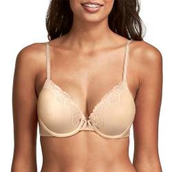 Maidenform Damen Push Up COMFORT DEVOTION SG EMBOITANT T-Shirt, Beige, 85D (Herstellergröße: 38D) von Maidenform