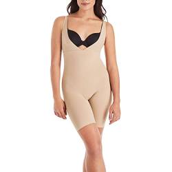 Maidenform Damen Take Inches Off - Unitard Miederkleid, Body Blush, L EU von Maidenform