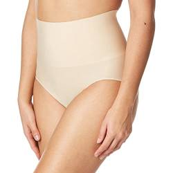 Maidenform Damen Tame Your Tummy Brief Zähme Dein Bauchspitzenhöschen, Nude Transparent, L von Maidenform