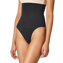 Maidenform Damen Tame Your Tummy Tanga mit hoher Taille zähmt deinen Bauch, Schwarz, L von Maidenform