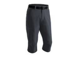 Caprihose MAIER SPORTS "Jennisei" Gr. 34, Kurzgrößen, schwarz Herren Hosen Sporthosen Funktionscapri aus atmungsaktivem, elastischem Material von Maier Sports