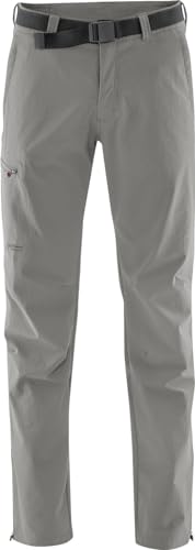 Maier Sports M Torid Slim Grau - Schmale elastische Herren Trekkinghose, Größe 50 - Farbe Pewter von Maier Sports