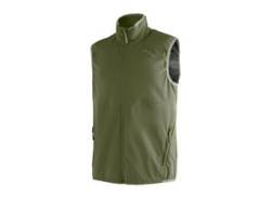 Softshellweste MAIER SPORTS "Brims Vest M" Gr. 50, grün (schilfgrün) Herren Westen Sportbekleidung von Maier Sports