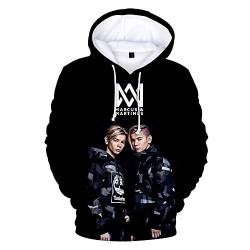 Maisley Marcus&Martinus Kapuzenpullover Beiläufig Sport Hoodies Twins Sänger Mode Frühling und Sommer lose Pullover Sweatshirt von Maisley