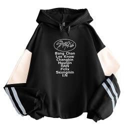 Stray Kids Kapuzenpullover Sport Pullover BangChan Lee Know Changbin Hyunjin Han Felix Seungmin I.N Fashion Hoodie Loose Lässiges Sweatshirt Tops von Maisley