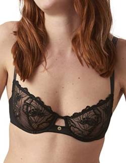 Maison Lejaby Damen Flora BH, Schwarz, M von Maison Lejaby