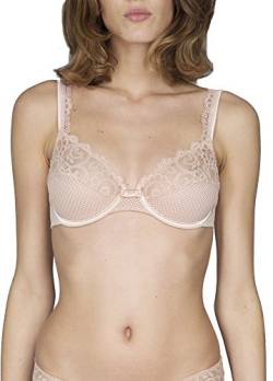 Maison Lejaby Damen Gaby Cerclé BH ohne Bügel, Durchsichtig, Beige (Rose Fumé 247), 75E von Maison Lejaby