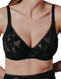 Maison Lejaby Damen Schattierung BH, Schwarz, XL von Maison Lejaby