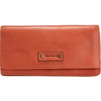 Maître Langbörse, Leder, Druckknopf, für Damen, orange von Maître