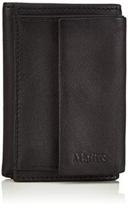 Maitre Largo Börse 4060001242 Unisex-Erwachsene Geldbörsen 10x7x1 cm (B x H x T), Schwarz (black 900) von Maitre