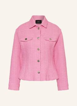 Maje Bouclé-Jacke pink von Maje