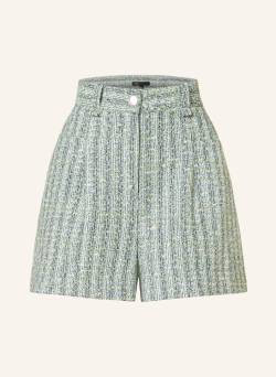 Maje Tweed-Shorts Mit Glitzergarn gruen von Maje