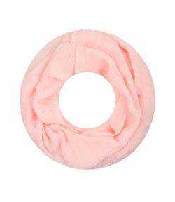 Majea Damen Loop Schal - Plissee, einfarbig, rosa Damen Artikel-Nr.441492 von Majea