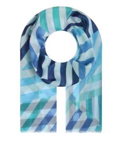 Majea Halstücher Damen Tuch Kopftuch Halstuch Schal Damen-Schal Tücher Damen Stola (880031) (blau 30) von Majea