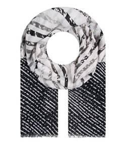Majea Halstücher Damen Tuch Kopftuch Halstuch Schal Damen-Schal Tücher Damen Stola (880033) (schwarz 2), 180x90 von Majea