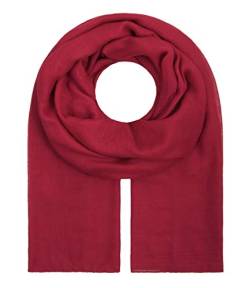 Majea Tuch Aurora“ großes Damen-Halstuch Pareo Sarong Tuch Damen Schal Tuch einfarbig uni Schals und Tücher (880011) (cherry) von Majea
