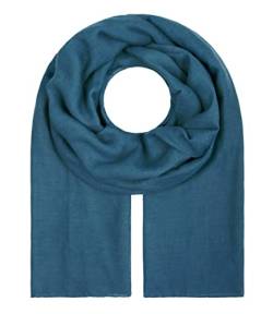 Majea Tuch Aurora“ großes Damen-Halstuch Pareo Sarong Tuch Damen Schal Tuch einfarbig uni Schals und Tücher (880011) (petrol) von Majea