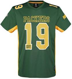 Majestic Athletic Green Bay Packers NFL Moro Poly Mesh Jersey Tee T-Shirt Trikot von Majestic