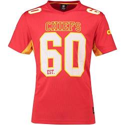 Majestic Athletic Kansas City Chiefs NFL Moro Poly Mesh Jersey Tee T-Shirt Trikot von Majestic