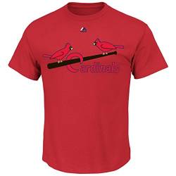 Majestic Stan Musial St. Louis Cardinals MLB Cooperstown Player Red T-Shirt von Majestic