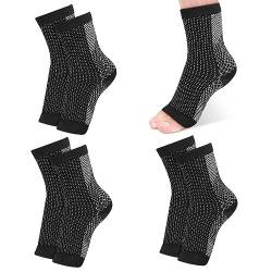 Majome 3 Paare Orthopädische Kompressionssocken Für Herren Und Damen, Fußkompressions-Knöchelstütze Outdoor Sport Nano-Socken compression stützstrümpfe socks kompressionsstrümpfe herren (S/M(34-39)) von Majome