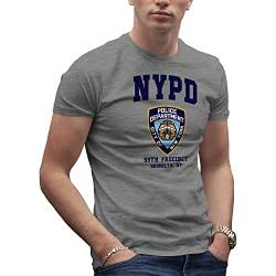 Brooklyn 99 New York Police Nine Nine Herren Grau T-Shirt Size XXL von Makdi