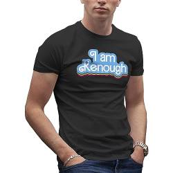 I am Kenough New Trending by Ryan Herren Schwarz T-Shirt Size S von Makdi