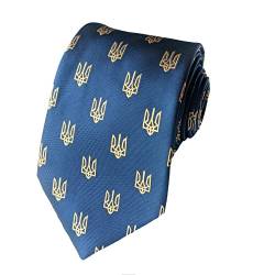 Ukraine Krawatte - Herren Ukraine Krawatte, Blau/Gelb, Erwachsene von Maker V