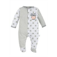 Makoma Schlafoverall Baby Schlafstrampler Schlafanzug Strampler für Mädchen Rosa Eule (1-tlg) 100% Baumwolle von Makoma