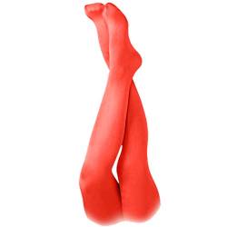 Makotex Damen Strumpfhose Blickdicht, Feinstrumpfhose 60 DEN (Rot, 2XL/3XL) von Makotex