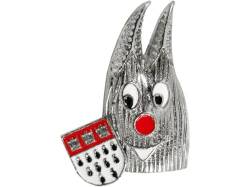 Unbekannt Herren Damen Brosche ~ Domi mit Wappen ~ aus Zinklegierung & Eisen Anstecker Kölner Dom Karneval Köln Kostüm von Makotex