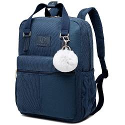 Makukke Rucksack Damen&Herren, Cord Daypack Anti-Theft Tasche Casual Schultasche Citytasche, für Schule Lässige täglich,Blau von Makukke