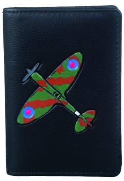 Mala Leather Spitfire Collection Reise-/Kreditkartenetui RFID 696_8, Schwarz , Einheitsgröße von Mala Leather