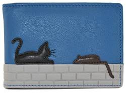 Mala Leather Suri Collection Reise-/Kreditkartenetui RFID-blockierend 689_95, blau, Einheitsgröße von Mala Leather