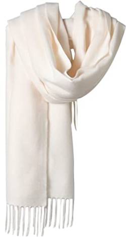 Malaxlx Damen Creme Weiß Schal Pashmina Schals Stola Wraps für Abend Hochzeit Braut Party Geschenke Große Weiche Schals Schal von Malaxlx