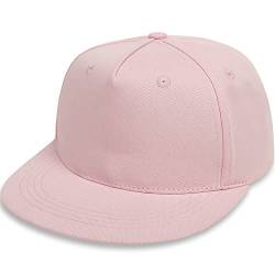 Malaxlx Rosa Baby Baseball Cap Sonnenhut UV Schutz Sommerhut Verstellbar Kleinkinder Snapback Cap Baseballkappe Schirmmütze für 6-24 Monate Mädchen Jungen von Malaxlx