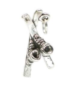Charmanhänger Ski Sterling-Silber 925 SSLP2434 von Maldon Jewellery