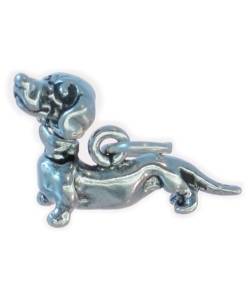 Dachshund Sterlingsilber Charm .925 x 1 Dackel Hunde Hund Charms sssc266 von Maldon Jewellery