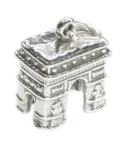 Maldon Jewellery Arc de Triomphe Sterling Silber Charm .925 x 1 French Landmark Charms – SFP von Maldon Jewellery