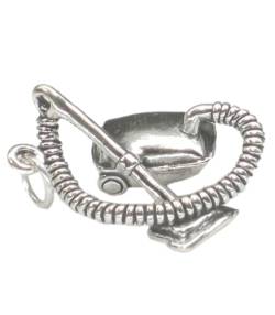 Meldon Jewellery Charm / Anhänger Staubsauger Sterlingsilber SSLP2789 von Maldon Jewellery