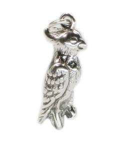 Nymphensittich Vogel Sterling Silber Anhänger .925 x 1 Nymphensittiche Vögel Anhänger dkc44188 von Maldon Jewellery