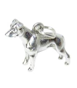 Pitbull Hund Sterling Silber Charm .925 x1 Pitbulls Pitbull Hunde Charms von Maldon Jewellery