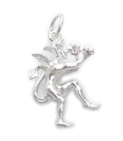 Teufel Imp Sterlingsilber Charm .925 x 1 Frechen Teufel Anhänger ec1254 von Maldon Jewellery