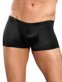 Male Power Satin: Low Rise Pant, schwarz (S) von Male Power