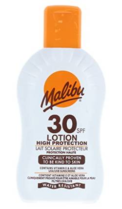 Malibu Protective Sun Lotion - Medium Protection SPF 30, 200ml von Malibu