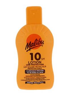 Malibu Sonnenschutzlotion, mit Vitamin angereichert, LSF 10, wasserfest, 200 ml von Malibu