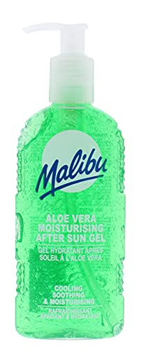 Malibu Sun After Sun Pflege, kühlendes und beruhigendes Feuchtigkeitsgel, Aloe Vera, 200 ml von Malibu