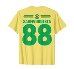 Fußball Sauftrikot Brasilien Karneval Fasching Party T-Shirt von Mallorca Sauftrikot Fußball Mannschaft Partyshirts